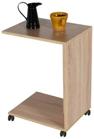 Kisasztal 65x35 cm barna