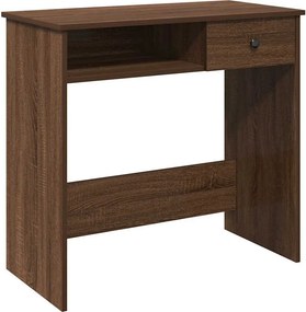 vidaXL barna tölgy színű szerelt fa íróasztal 80 x 40 x 75 cm