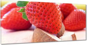 Vászonkép 180x90 Friss eper Gyümölcsök