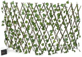 Aigostar - LED Napelemes lánc 102xLED/2x0,7m IP65 meleg fehér ivy