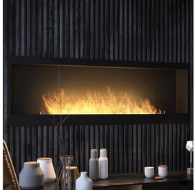InFire - Beépített BIO kandalló 150x50 cm 4,2kW fekete