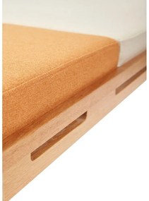 Narancssárga-krémszínű pad Amber – Hübsch