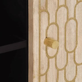 tömör mangófa TV-szekrény 80 x 31 x 46 cm