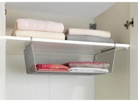 WENKO 53143100 - Ezüstszínű kosár 49x28 cm