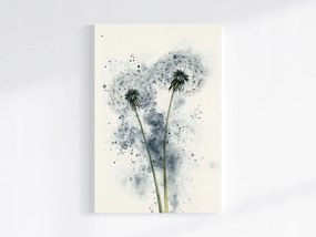 Vászonkép Canvas Akvarell Természet Kert Rét Virágok Pitypangok 80x120