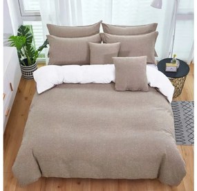 Krepp ágyneműhuzat TABULA bézs + párnahuzat 40x50 cm Ágyneműhuzat mérete: 70 x 90 cm | 140 x 200 cm