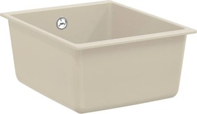 vidaXL Mosogató Bézs 370 x 460 mm 80% Kvarc és 20% Gyanta
