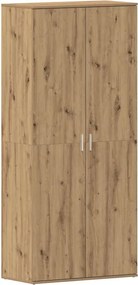 vidaXL Cipőszekrény polcokkal Artisan tölgy 80 x 39 x 178 cm Faanyag