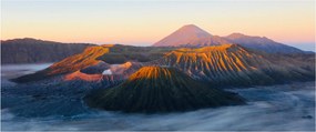 Kép a Bromo-hegyről Indonéziában (120x50 cm)