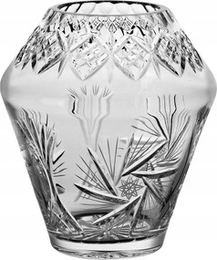 Kristály váza 17,5 cm "Daráló"