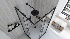 Zuhanykabin Rea City 90x90 Black
