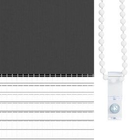 zebrafüggönnyel fekete szövetszélesség 40,9 cm poliészter