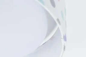 GALAXY KIDS LED/24W/230V színes pöttyös dimmelhető lámpa + távirányító