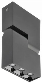 Lámpa Mennyezeti lámpatest SIERRA 8W 720lm, AC220-240V, 50/60 Hz,PF>0,5,Ra≥80,IP20,IK08,4000K,48°, fekete