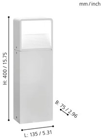 Eglo 98267 - LED Kültéri lámpa DONINNI LED/6W/230V IP44