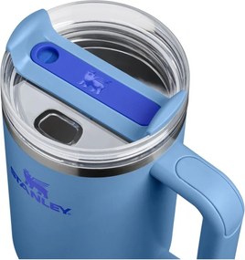 Kék rozsdamentes acél termosz szívószállal 1,18 l Quencher H2.O FlowState™ Tumbler Blue Sky – Stanley
