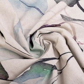 Ágynemű pamut és len keverékből Kytice , 160 x 200cm, 2 db 70 x 80 cm