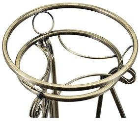 Virágállvány 62x28 cm arany