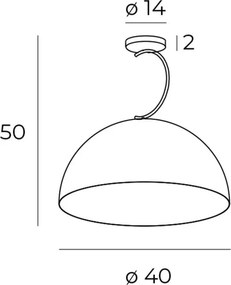 Függeszték Fekete TWENTY MAXLIGHT P0463
