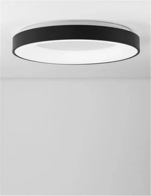 Mennyezeti LĂĄmpa Fekete RANDO THIN NOVA LUCE 9353851