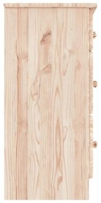 ALTA tömör fenyőfa komód 112x35x73 cm