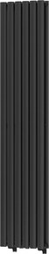 Mexen Dallas  Art  decor radiátor 1600 x 360 mm, 1039 W, fekete - W214-1600-360-00-70 Dekor radiátor