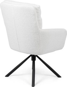 AVENBERG TESSA Forgó étkezőszék szett - 2 db, fehér