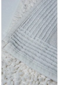 KÉSZLET 2x STONE fürdőszobai szőnyeg 60x100 cm fehér