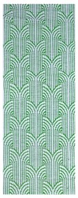 Art Deco mintás kétoldalú kültéri szőnyeg, 120 x 60 cm