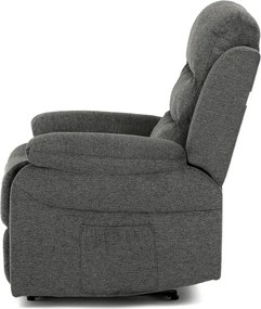 Dönthető fotel szürke, szövet anyag TV-4086 GREY2