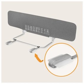 Lionelo - Biztonsági ágy korlát LORA XL söt. szürke