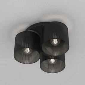 Felületre szerelhető csillár LOFT SHADE 3xE27/60W/230V fekete