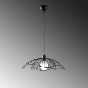 Farac 6380 fekete fém függőlámpa, Ø50 cm