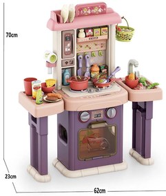 2 az 1-ben játékkonyha és fürdőszoba, 43 részes