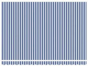 Kék és fehér manuális behúzható napellenző 450x300 cm