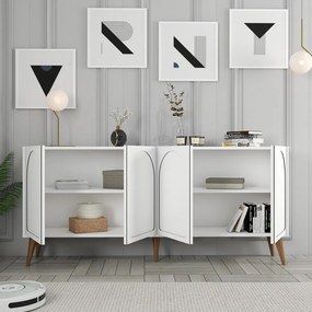 Lyon 81 - White, Walnut