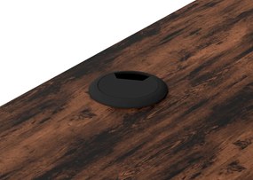 Elektromosan állítható magasságú íróasztal ülő-/állómunkához 120x60 cm barna LVN System Control+