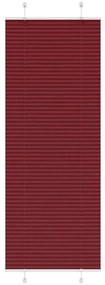 pliszírozott redőny Bordeaux piros 75x200 cm Szövetszélesség