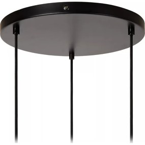 Lucide 45493/03/33 - Csillár zsinóron MONSARAZ 3xE27/40W/230V zöld/bézs