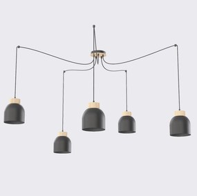 Emibig KRU 1626/5 Függőlámpa 5x15W/E27 IP20