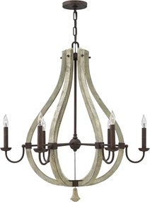 Hinkley Lighting MIDDLEFIELD HK-MIDDLEFIELD6 Csillár 6x60W/E14