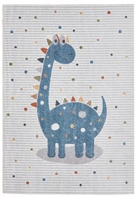 Kék-világosszürke gyerek szőnyeg 120x170 cm Vida Kids Dinosaur – Think Rugs