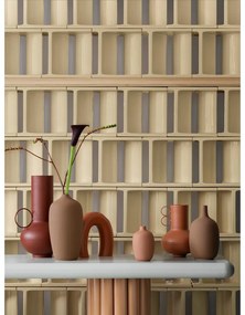 Terrakotta színű kerámia váza (magasság 12 cm) Kagetsu – Blomus