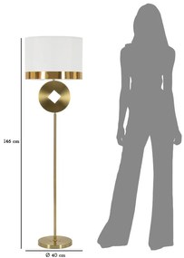 Állólámpa érme ø 40x151cm