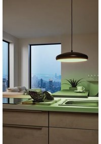 Eglo 33328 - LED RGBW Dimmelhető csillár zsinóron RIODEVA-C LED/27W/230V fekete