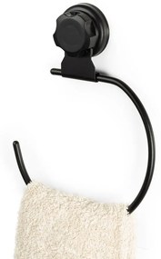 Bestlock Black Belt And Towel Support fekete öntapadós fali kéztörlőtartó - Compactor