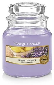 Lemon lavander, Yankee Candle illatgyertya, kicsi üveg (citrom, levendula)