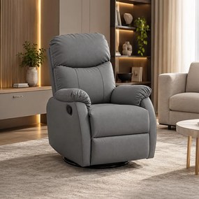 AVENBERG CAESAR Állítható relaxációs fotel - szürke