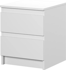 Éjjeliszekrény Stern T-1 40 cm, 2 fiókos, matt fehér