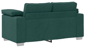 Kétszemélyes Kanapé Sötét Zöld 120 cm Szövet